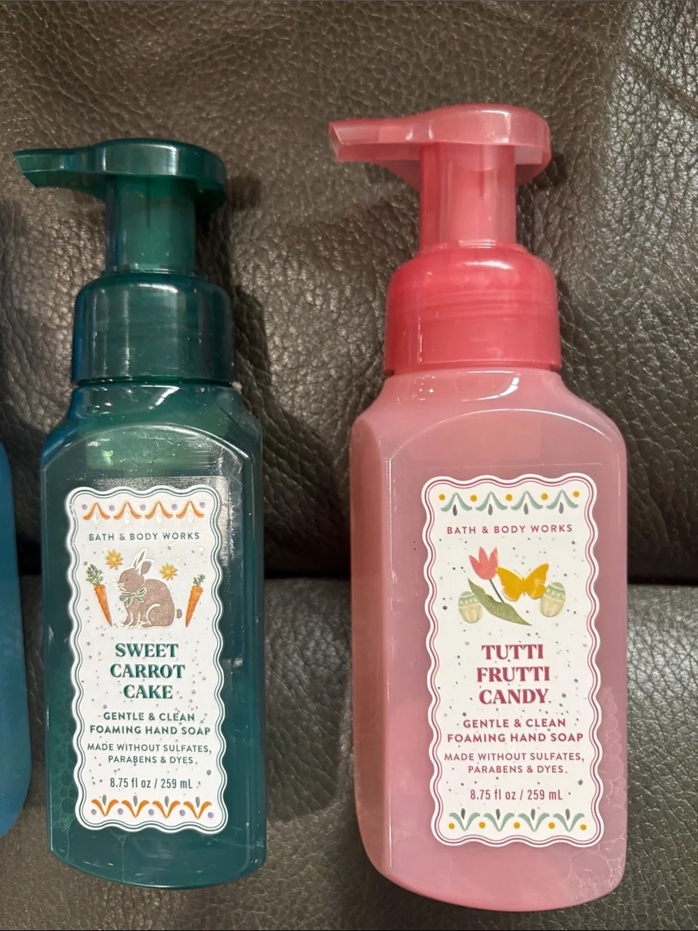 Bath and body works spring and Easter  foaming soap set